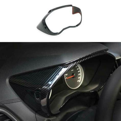 Carbon Fiber Car Front Dashboard Cover Frame Trim For Subaru Forester