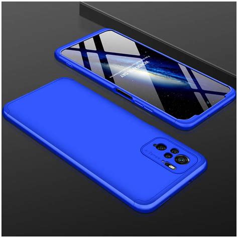 Coque Xiaomi Redmi Note 10 Bleue 360