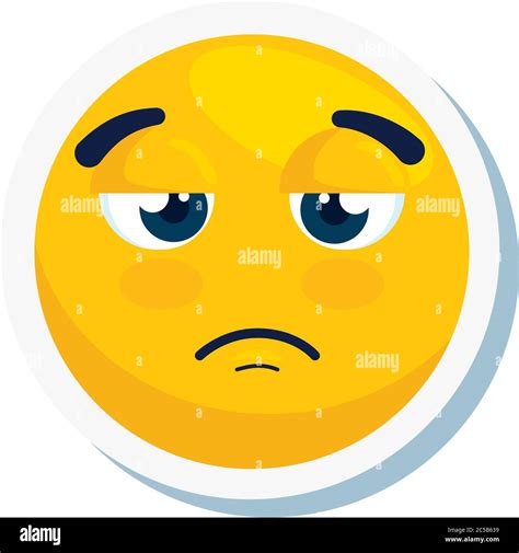 Sulky face Stock Vector Images - Alamy