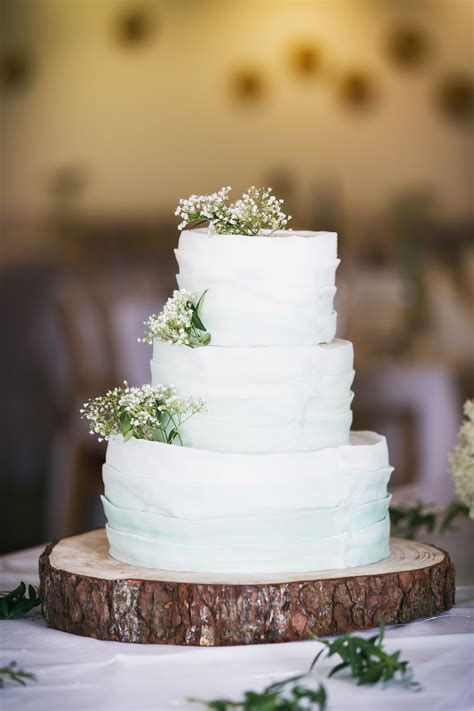 Wedding Cake Rustic Baby S Breath Cool Wedding Cakes Wedding Cake