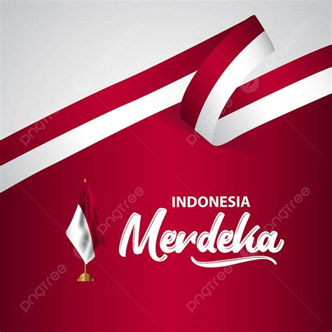 Indonesia Merdeka Vector Art PNG, Indonesia Merdeka Flag Vector ...