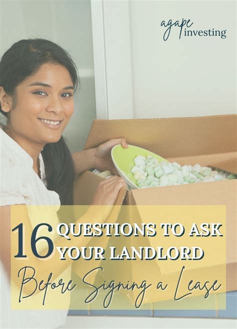 Questions To Ask Your Landlord Before Signing A Lease Being A