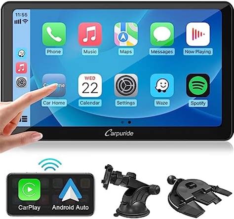 Carpuride W101 Radio para Coche Carplay y Android Auto Inalámbrica