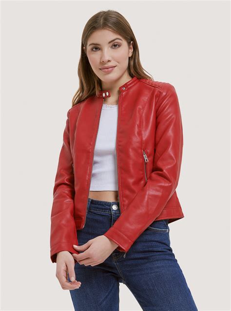 Faux Leather Jacket