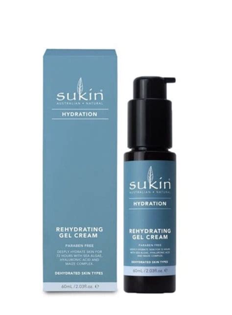 Sukin Hydration Rehydrating Gel Cream Ml Ebay