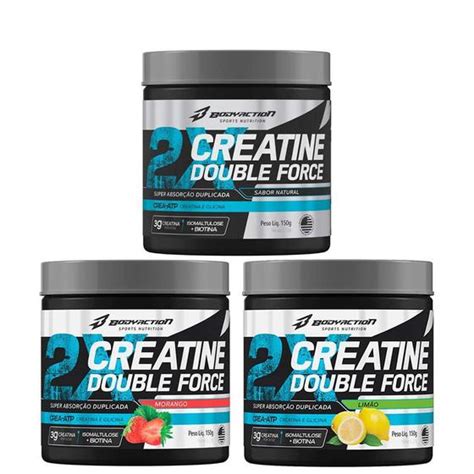 Kit Creatinas Bodyaction Double Force G Kit De Suplementos