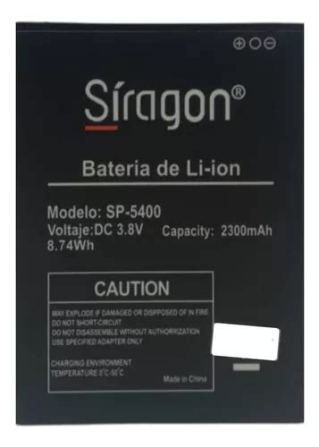 Bateria Siragon Sp Somos Tienda Mayor Y Detal Mercadolibre