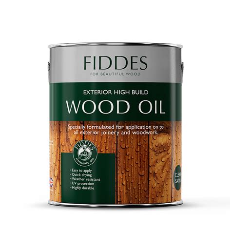 FIDDES Exterior High Build Wood Oil - FIDDES