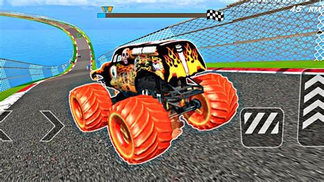 Monster Truck Mega Ramp Racing Impossible Gt Car Stunts Driving