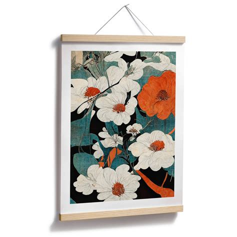 Blumen Poster Asiatische Blütenpracht Treechild wall art de