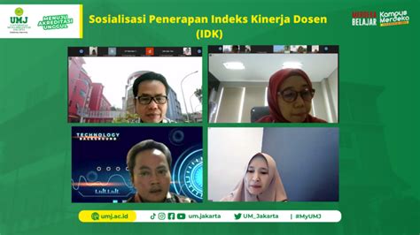 Umj Gelar Sosialisasi Pemenuhan Indeks Kinerja Dosen