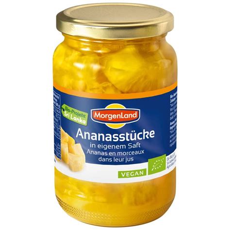 Morgenland Ananas Stücke 350 g ATG 200 g 3 14