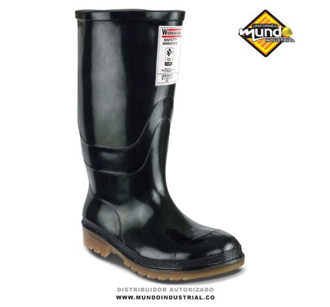 Botas Pvc Workman Safety Waterproof S P Pu Negra Mundo Industrial Epp