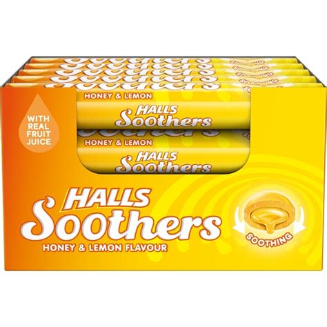 Halls Soothers Honey And Lemon 45g Pack Of 20 Gb Health Limited