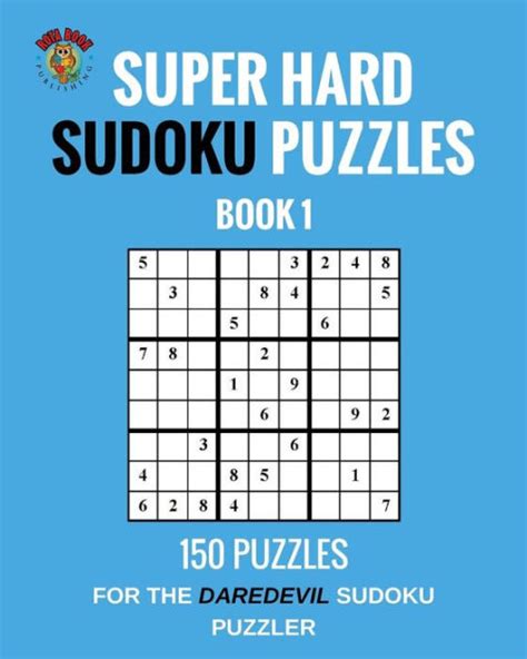 Super Hard Sudoku Puzzles Book 1 By Rota Book Publishing Paperback