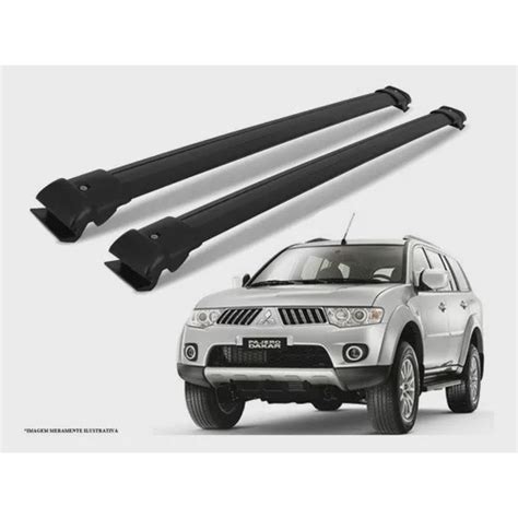 Travessa Pajero Dakar Teto Mitsubishi Rack Projecar Preto Submarino