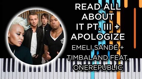 Read All About It Pt III Apologize Emeli Sandé Timbaland Feat