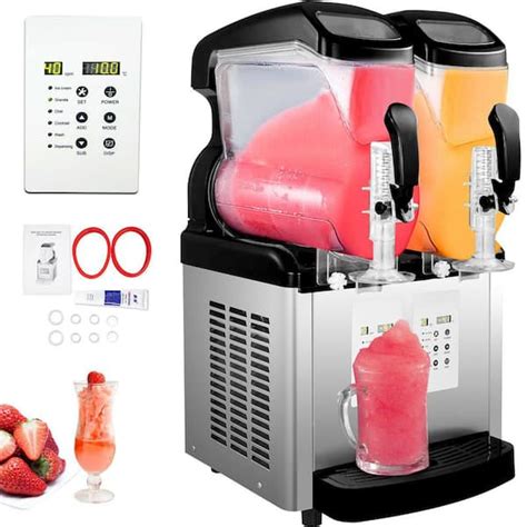 VEVOR 422 oz. Commercial Slushy Machine Slush Frozen Drink Machine 6L x ...