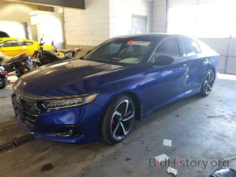 Report 1HGCV3F20NA038498 HONDA ACCORD 2022 BLUE HYBRID ENGINE - price ...