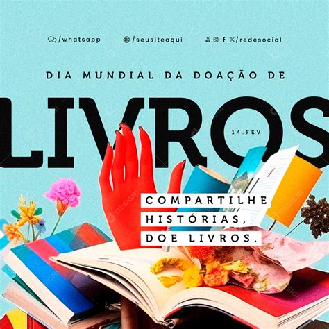 Dia Internacional Da Doa O De Livros Compartilhe Hist Rias Doe Livros