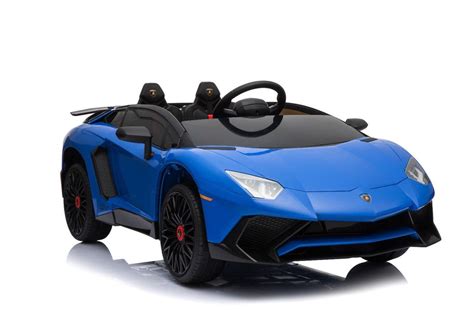 Lamborghini Aventador 12V Battery Electric Ride On Car In Blue