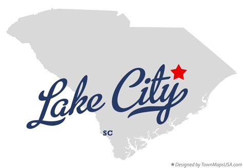 Map of Lake City, SC, South Carolina