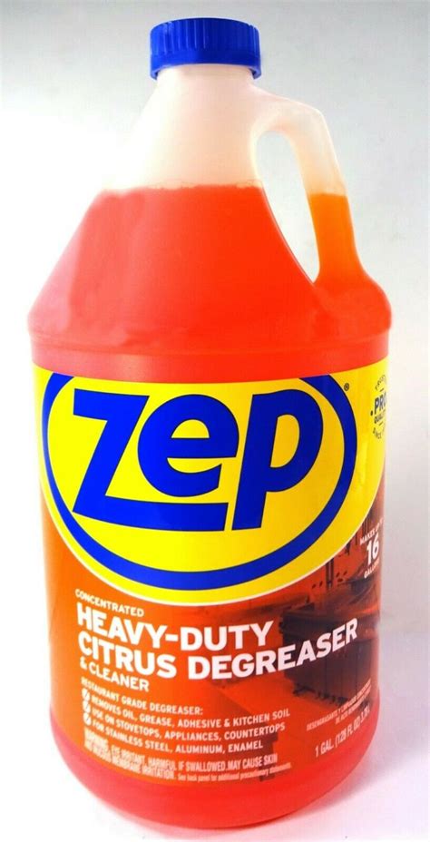 Zep Pro Heavy Duty Citrus Degreaser Cleaner Concentrated Liquid One Gallon 21709009149 Ebay