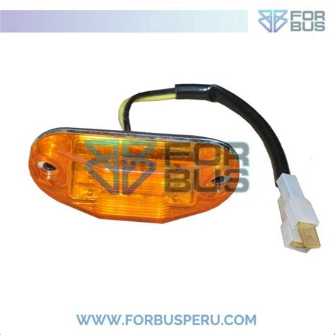 FARO DELIMITADOR MARCOPOLO G7 POSICION LED CARAMELO Forbus Perú SAC