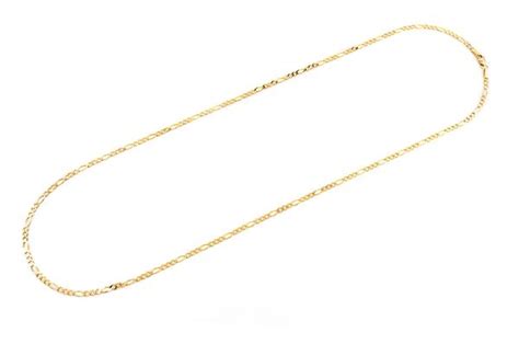 Icebox 2 5MM Figaro Link 14k Solid Gold Chain