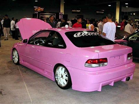 Pink Honda Civic Si Interior