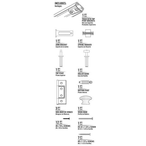 Everbilt In Bi Fold Door Hardware Set Hardwares Online Store