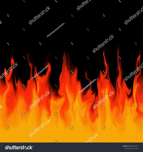 Fire Burn Design Background Wallpaper Art Stock Illustration 1982437922 ...