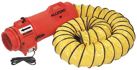 Allegro Axial Confined Space Fan 13 Hp Hp 115v Ac Voltage 3200 Rpm Blowerfan Speed 1ufg6