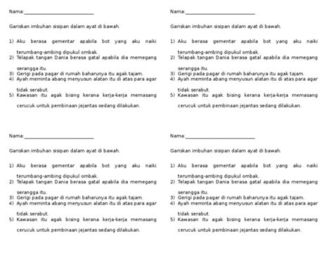 Contoh Ayat Imbuhan Sisipan Judahancegibbs