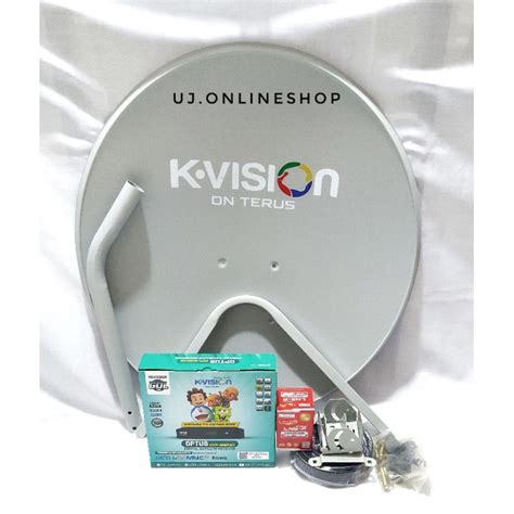 Jual Parabola Kvision 60 Cm Full Set Paket Receiver Optus Parabola