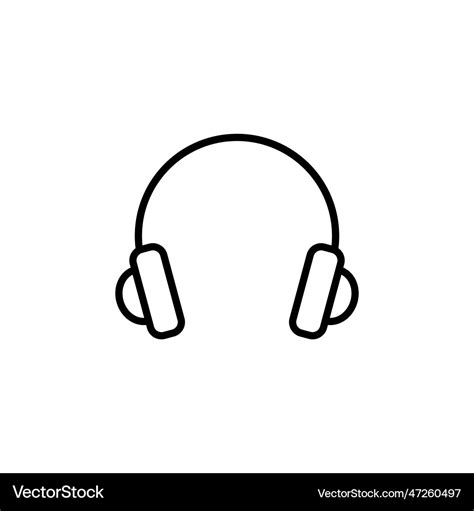 Headphone Icon Headset Icon Symbols Royalty Free Vector