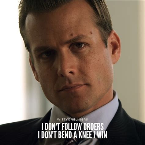 Wittyoneliners Witty One Liners Harvey Specter Quotes Suits Quotes