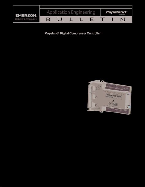 Pdf Copeland Compressor Controller Dokumen Tips