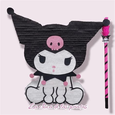 Piñata tambor kuromi Kuromi Hello Kitty Drum