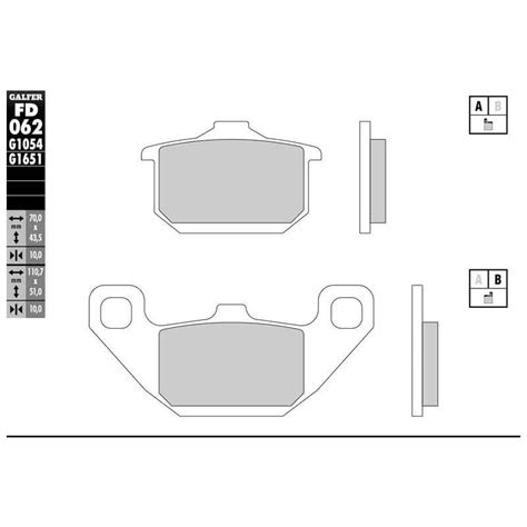 Plaquettes De Frein Galfer Semi M Tal Pp Passion Parts Ag