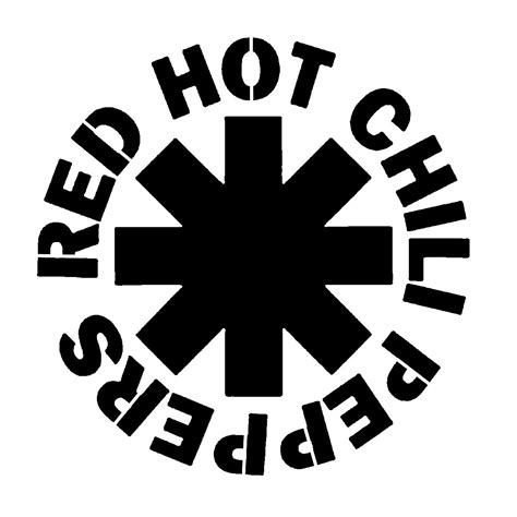 Red Hot Chili Peppers Logo Pimentas Chili Rock Poster