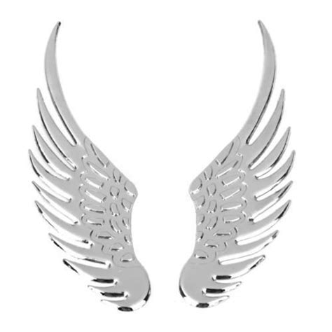 Buy D Car Logo Sticker Alloy Metal Angel Hawk Wings Emblem Badge Decal