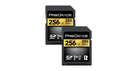 ProGrade Digital 256GB UHS II SDXC V60 2 Pack Wellington Photographic