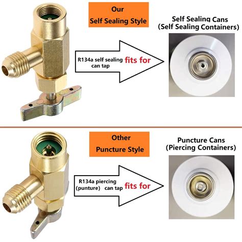 R A Self Sealing Can Tap Valve Fanovo Hvac Manufacturing