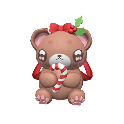 Christmas Mistletoe Bear Backpack Roblox Item Rolimon S