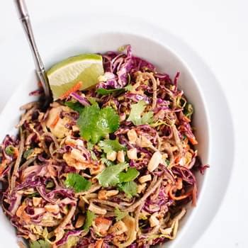 Soba Noodles With Bok Choy In Sesame Dressing Recipe