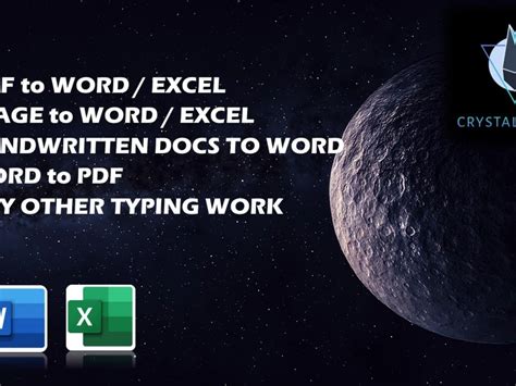 Your PDF Image Handwritten Document Converted To Word Or Excel Upwork