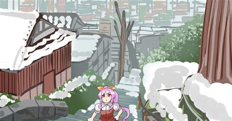 Wandering The Lunar Capital During Winter Yorihime 56 Touhou