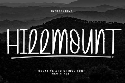 Hillmount Font By William Jhordy · Creative Fabrica