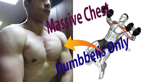 Massive Chest With Dumbbells Only Youtube